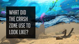 What did the Crash Zone Look Like Before Aurora's Crash in Subnautica?