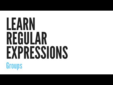Learn Regular Expressions: Groups