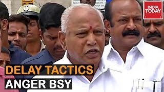 BJP Wants Floor Test Today, Delay Tactics Anger Yeddyurappa | Full Story