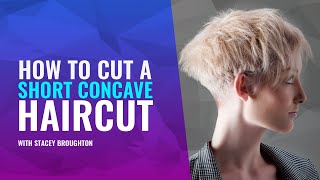 HOW TO CUT A SHORT CONCAVE HAIRCUT screenshot 5