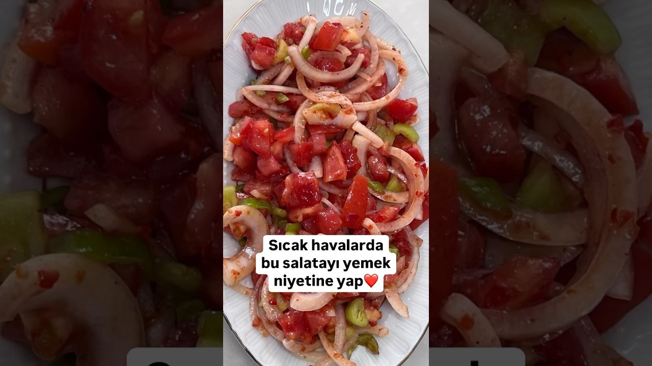 Yaz salatası tarifi | salatası nasıl yapılır ? #keşfet #yemek #salad #fyp #foodie #pratiktarifler