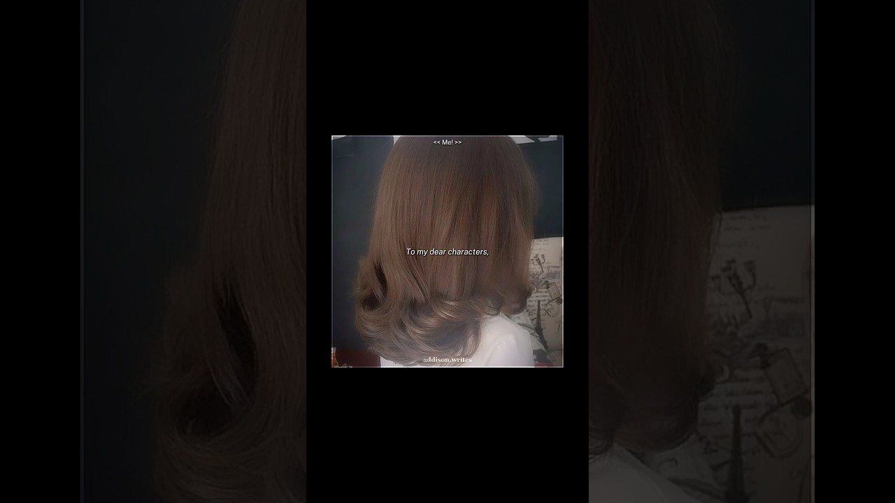 My characters and I !! — 