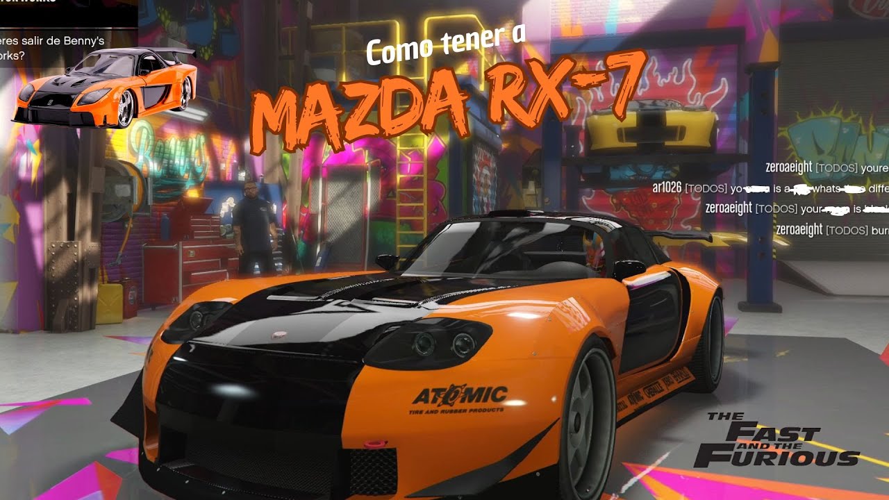 Como Tener el Mazda RX-7 de HAN (Reto Tokio) en GTA V Online ...