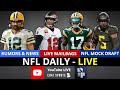 NFL News, Rumors, Aaron Rodgers, Davante Adams, Mock Draft & Donald Trump Thinks Tom Brady Plays