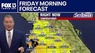 Tampa weather | Friday morning forecast