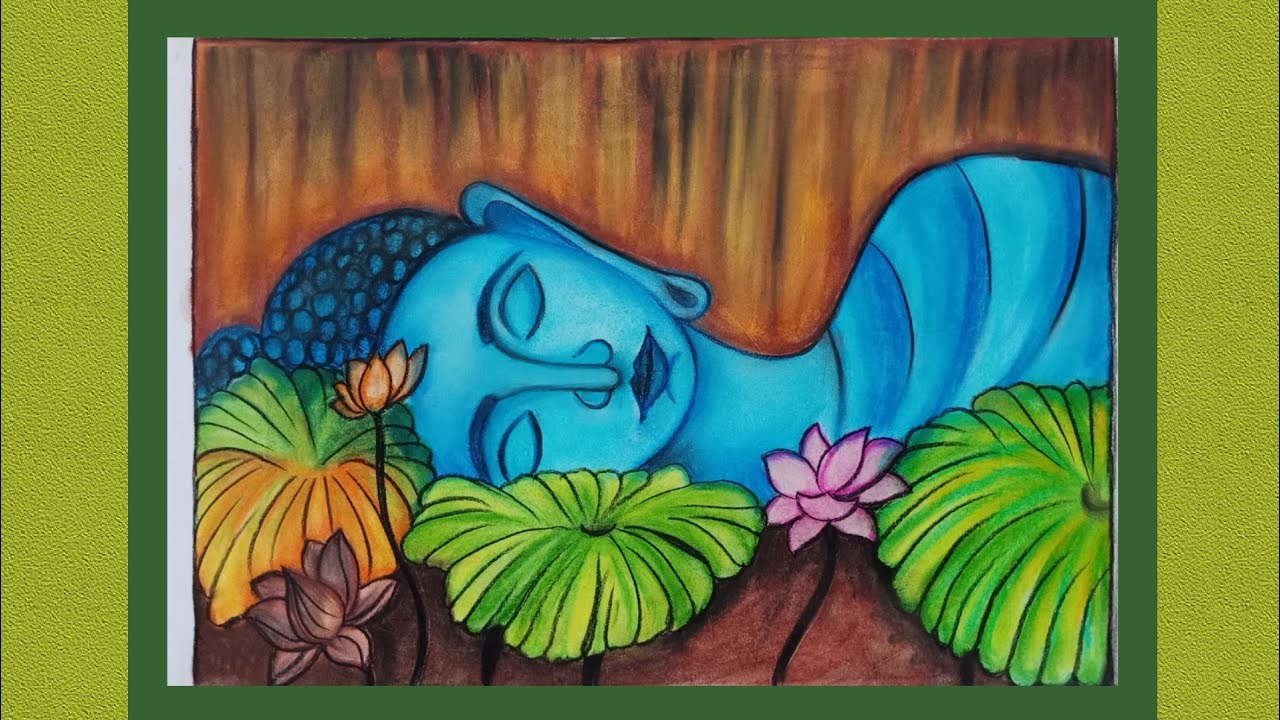 Image result for sleeping buddha drawing  Buddha art painting Buddha  drawing Gautama buddha