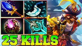 25 Kills Pangolier !! Pangolier Dota 2 Mid Pro Gameplay Build Guide Tips Offlane Tutorial Carry 7.35