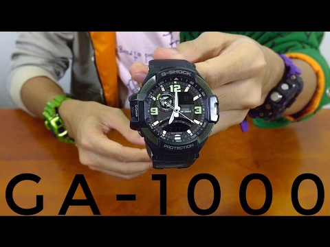 Neo-Brite Gravitymaster GA-1000-1BJF Skycockpit G-Shock watch review | and then some...