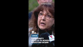 Community reacts to school shooting scare