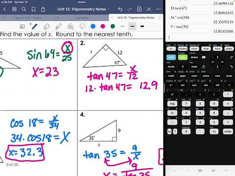 Trig 1 Finding Missing Sides and Angles - YouTube