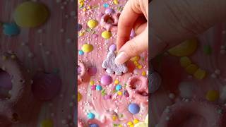 Easter chocolate bark 🐰🍫#asmr #easter #chocolate #chocolatebark