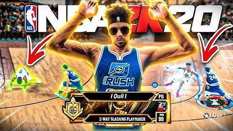 BREAKING ANKLES WITH MY 2-WAY SLASHING PLAYMAKER IN 1v1 RUSH ON NBA 2K20! BEST BUILD & JUMPSHOT 2K20