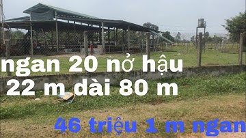 ( Nhà Đất Tây Ninh ) ( dã bán )Bán Đất Giá Rẻ Đầu Tư Ngan 20 Dài 80 Chỉ 46 Triệu 1 m Ngan @