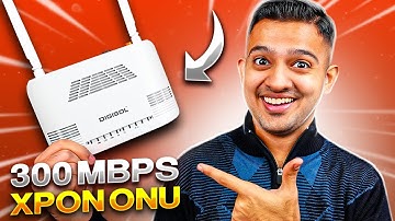 Digisol DG-GR1321-NV XPON ONU Router Review !! 🔥