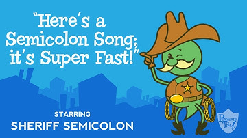 Semicolon song from Grammaropolis - "Here