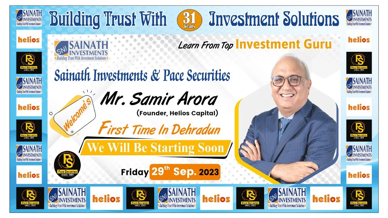 Sainath Investments Pace Securities With Mr Samir Arora Founder sainath-investments-pace-securities-with-mr-samir-arora-founder