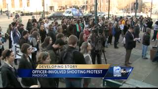 Robinson demonstrators speak before Madison committee