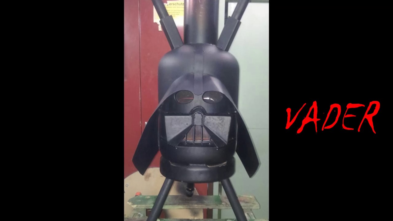 Gasflaschenofen DARTH VADER - YouTube