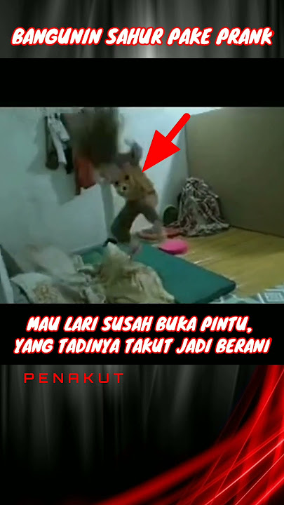 PENAKUT  ||  Definisi teman koplak, bangunin sahur pake prank hantu