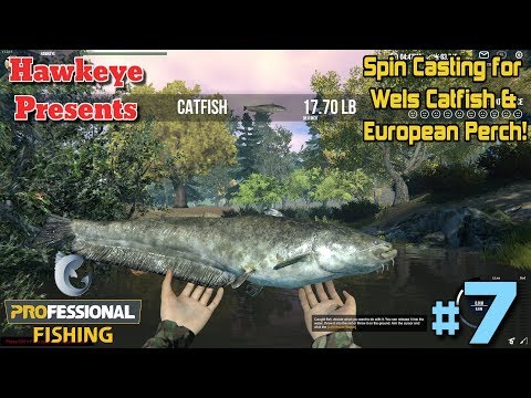 Professional Fishing - Spin Casting for Wels Catfish & European Perch! 