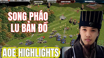 Quá kinh điển - CSDN cầm Greek lên thẳng 4 đánh song Pháo thần đối đầu song Voi | AOE Highlights