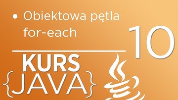 10. Kurs Java dla początkujących - Pętla "For Each"