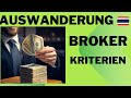 Broker-Kriterien für meine Auswanderung nach Thailand
