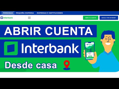 como ABRIR una CUENTA en Interbank por internet 2022 | Crear cuenta Interbank DESDE CASA