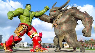 Hulk in Iron Man suit vs Buffalo Monster - Avengers #2024 - All Action Battle Movie Clip [HD] by Comosix America 12,297 views 1 month ago 33 minutes