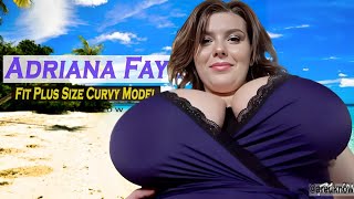 Adriana Faye Biography ✅ Plus-Size Beauty Unleashed | A Tale of Curves, Confidence, and Couture