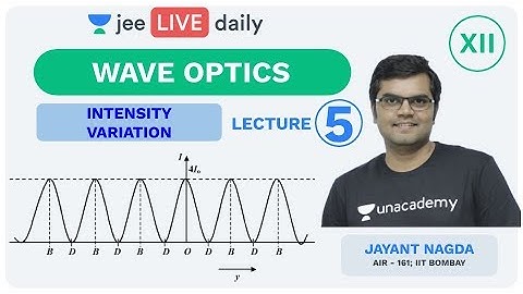 JEE Mains: Wave Optics - L 5 | IIT Physics | Unacademy JEE | Jayant Sir