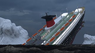 SS France sinks just like Titanic