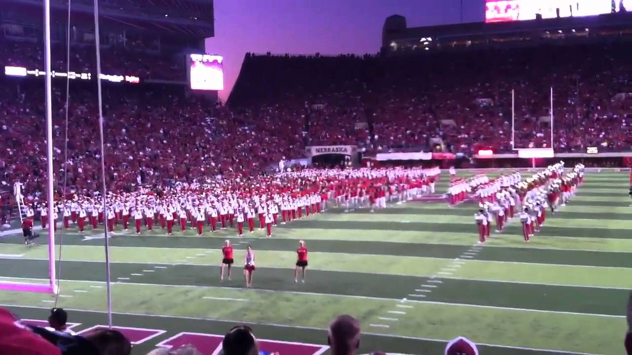 Nebraska marching band Amazing Grace YouTube