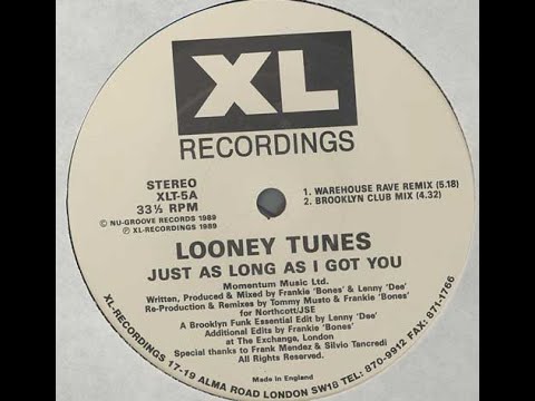 FRANKIE ''BONES'' & LENNY ''DEE'' - JUST AS LONG AS I GOT YOU (WAREHOUSE  RAVE REMIX) 1989