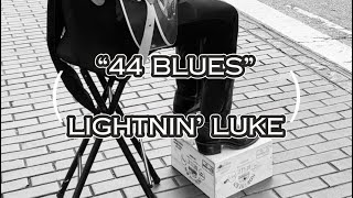 “44 Blues” | Lightnin’ Luke | Busking on King St. in Charleston, SC ⚡