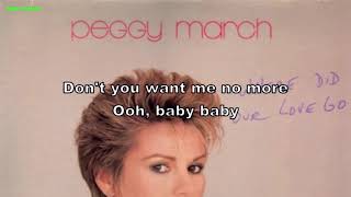 Peggy March - Where did our love go (Instrumental, BV, Lyrics, Karaoke)