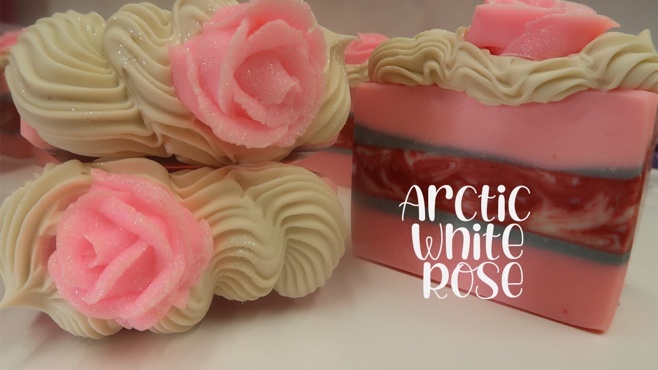 Arctic White Rose Soap Making