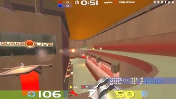 QuakeLive CTF 4v4 Public on Courtyard 60fps