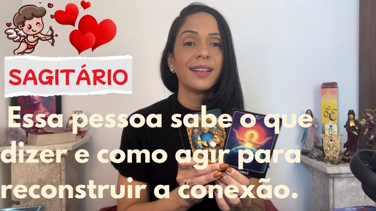 💖SAGITÁRIO AMOR ♾️ Essa pessoa sabe o que dizer e como agir para reconstruir a conexão.