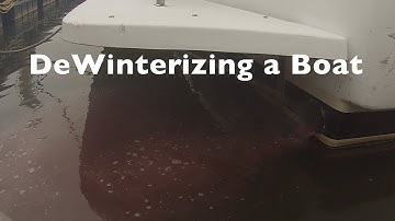 DeWinterizing a Boat, Spring Commissioning. Engines, Generator, A/C, Head, Fresh Water System