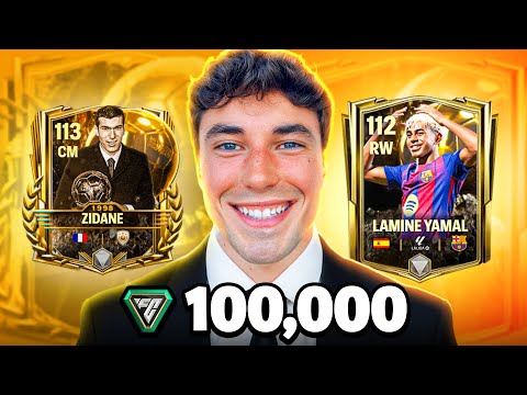 100,000 FC POINT BALLON DOR PACK OPENING IN FC MOBILE