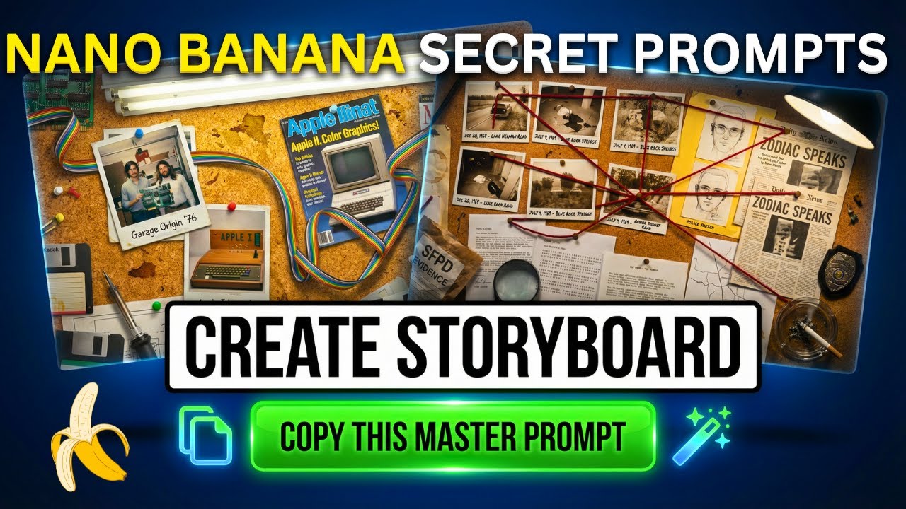 Secret Nano Banana Pro Prompts to Create Any Story Board image | Nano ...