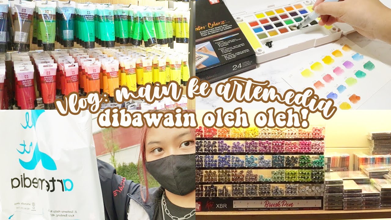 TOKO ART SUPPLIES TERLENGKAP + DIBAWAIN OLEH OLEH!! YouTube