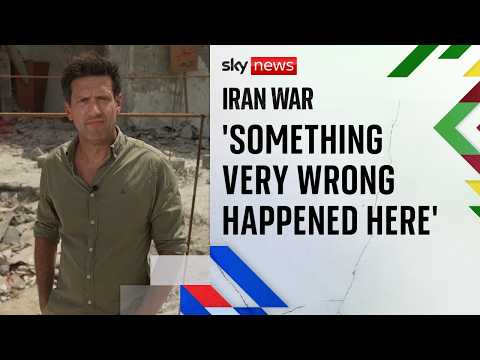 Inside Iran: Sky's Dominic Waghorn reports from the Minab school hit in an alleged US airstrike