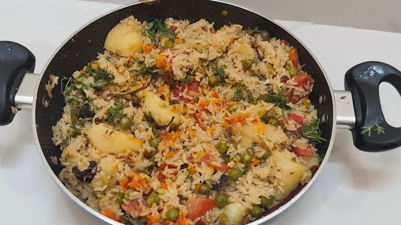 Simple Veg Pulao 🍚 | Ghar Jaisa Desi Taste | Step by Step Full Recipe | 