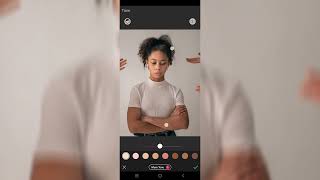 Apply Tone in youCam Perfect | photo mein skin color kaise change karen | face tone editing screenshot 2
