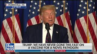 President Trump on the success of Operation Warp Speed