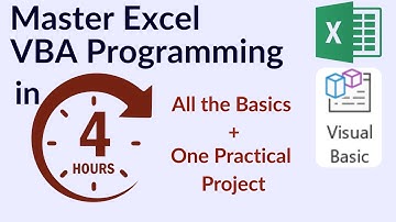 VBA Programming in Excel Full Tutorial | Master VBA in 4 Hours