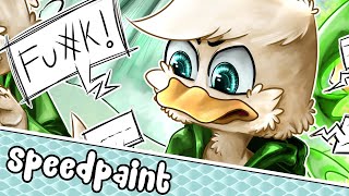 The faces of (not) happy stories | Ducktales Speedpaint