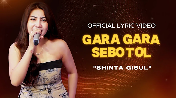Shinta Gisul - Gara Gara Sebotol (Official Lyric Video)